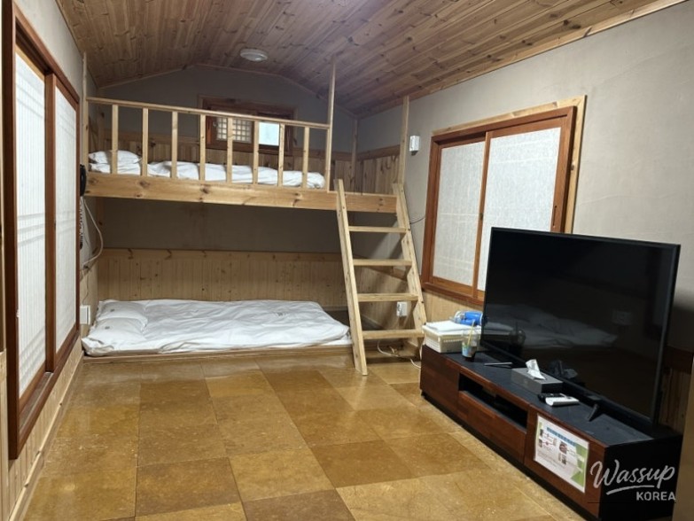 Gym facility with various exercise equipment for hotel guests