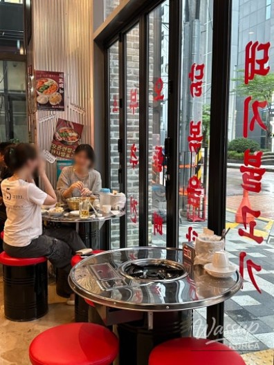 Various dishes at Hansabal Pocha