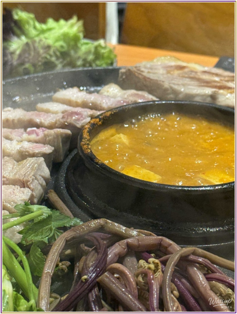 Cooked meat