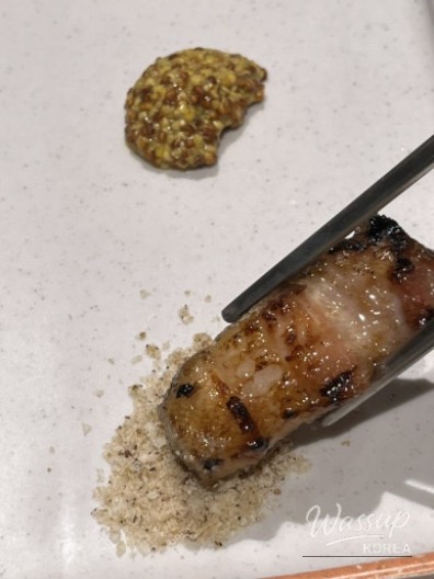 Perfectly cooked pork