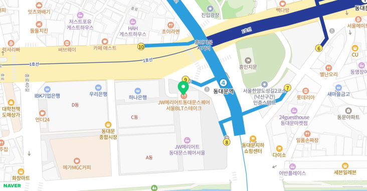 화려한 장면