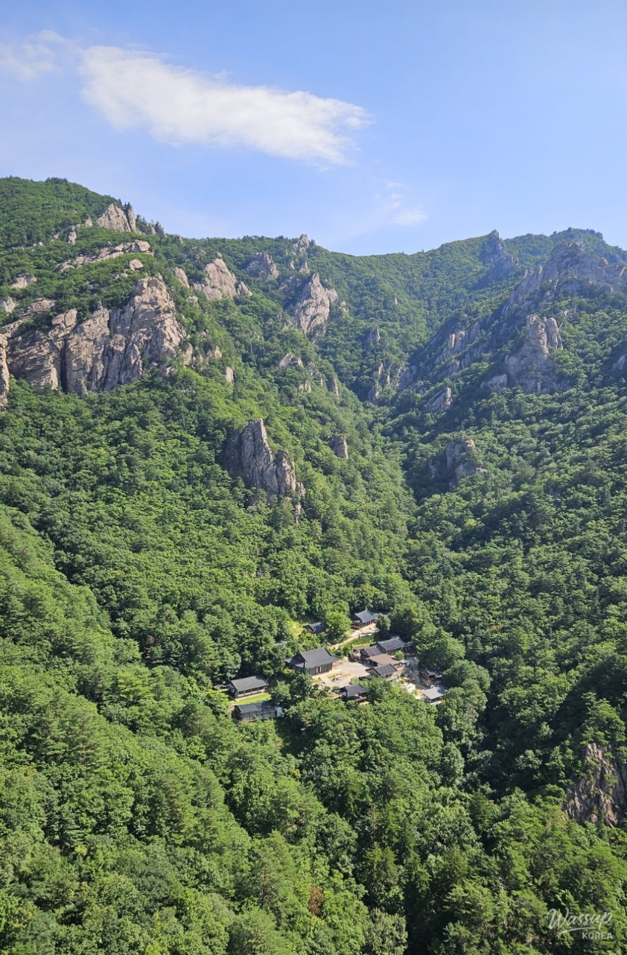 Ose Hermitage nestled quietly in the center of a mountain valley