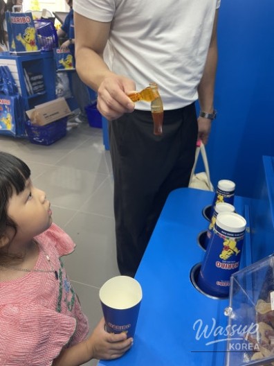 Touching scene