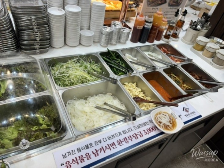 Galbi with Side Dishes