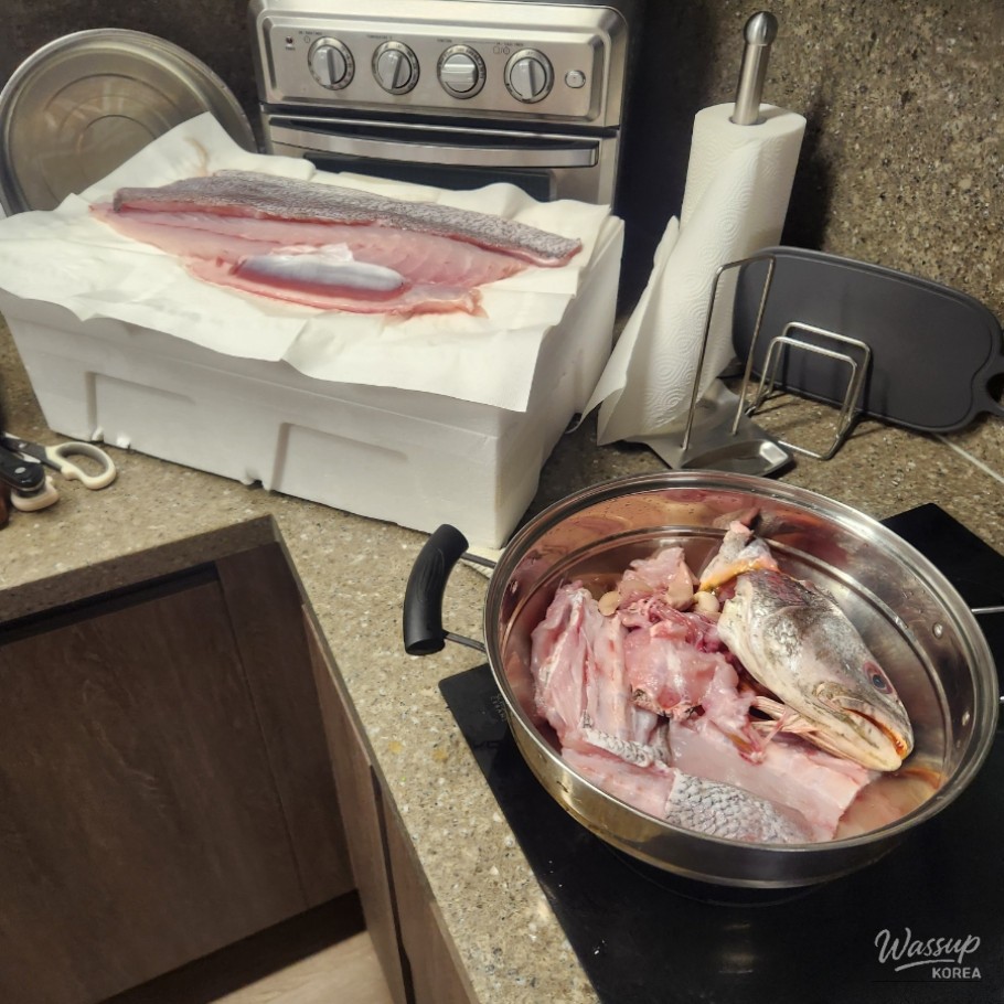 The quality of the croaker is evident in this picture