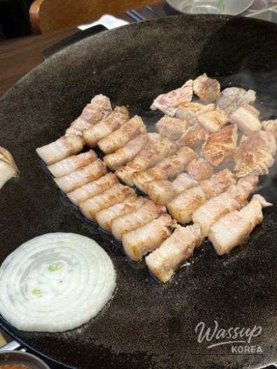 Grilling Kimchi