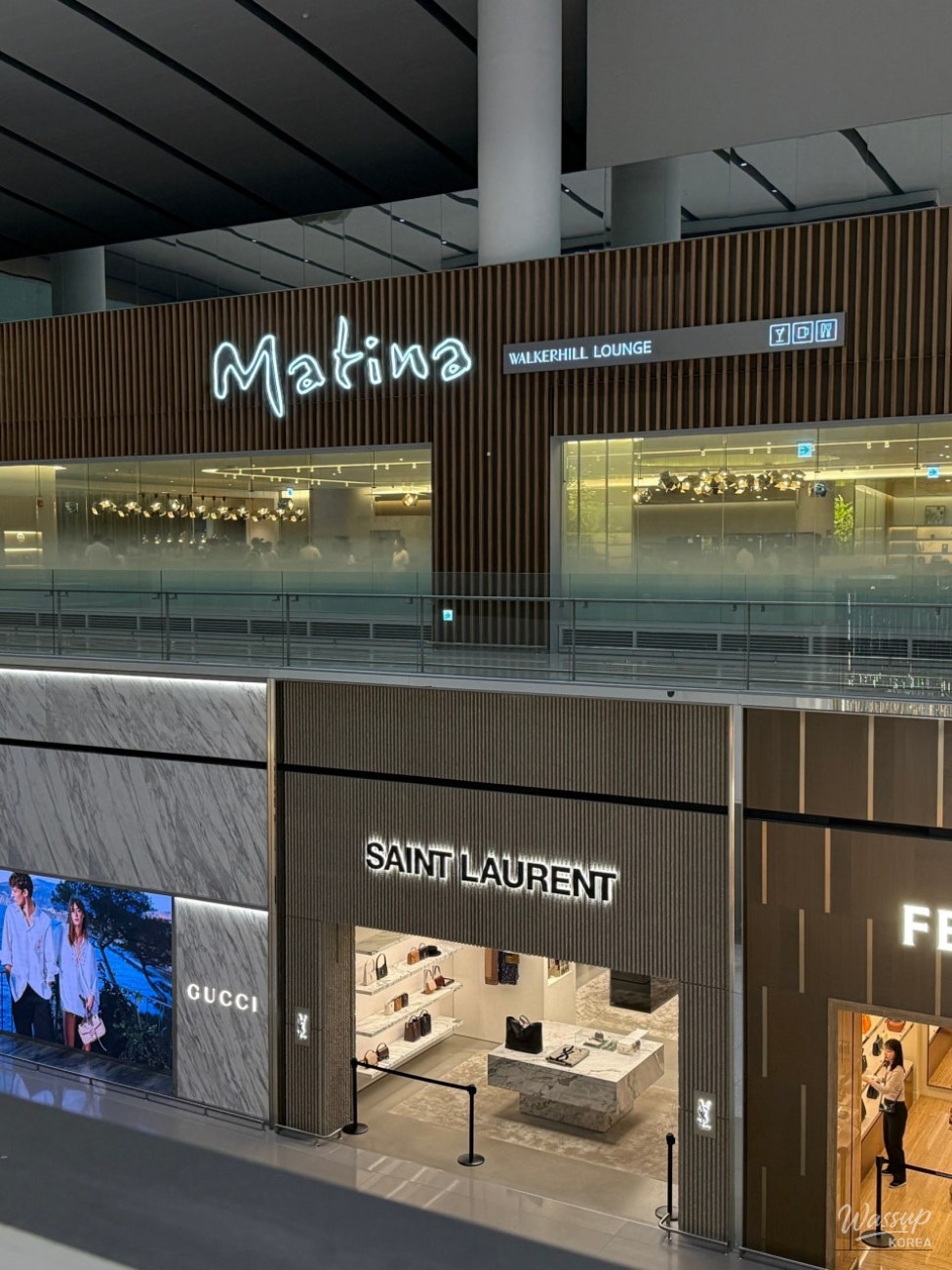 Entrance area of Matina Lounge at Incheon Airport Terminal 2