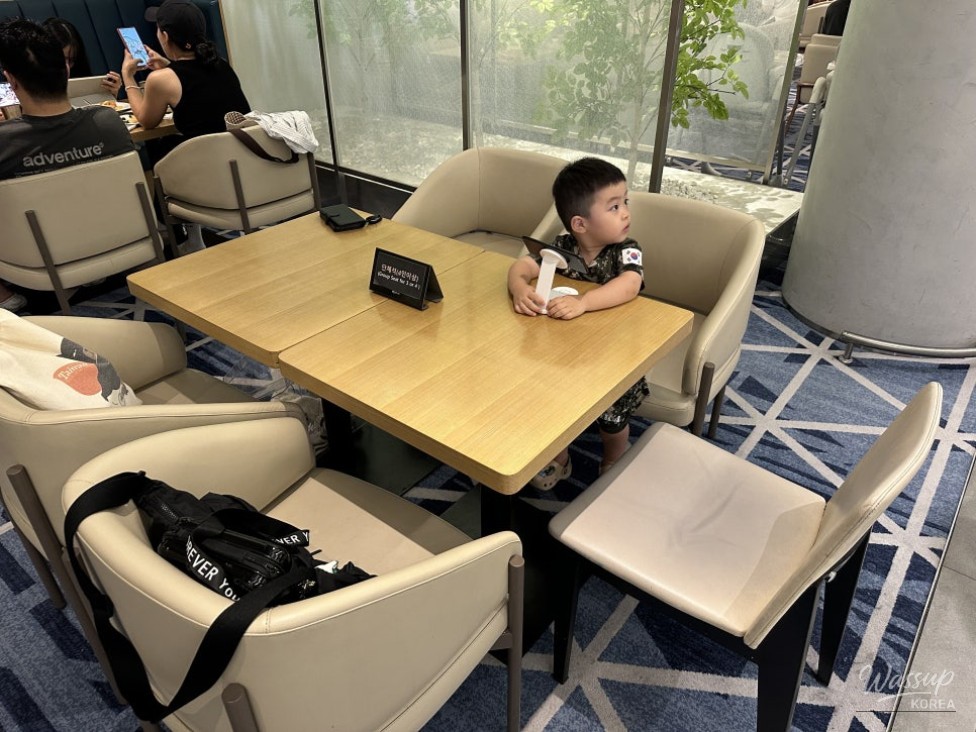 Restful seating area inside Matina Lounge Terminal 2