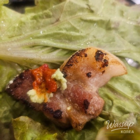 Meat on plate