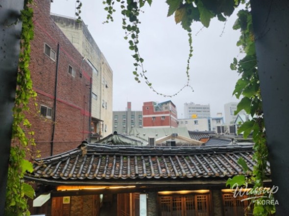 A bright future for traditional crafts seen in the vibrant colorful signage at Ssamziegil