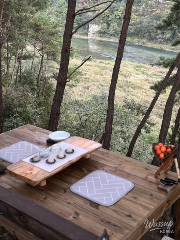 A fun moment posing with the tiger statues at the arboretum entrance