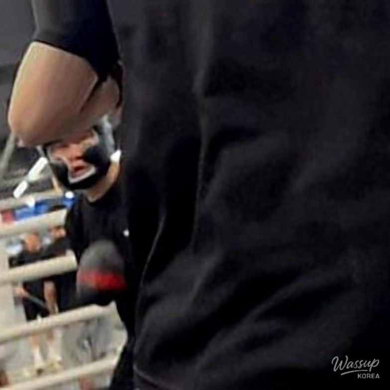 Dynamic boxing training session featuring professional gloves and equipment
