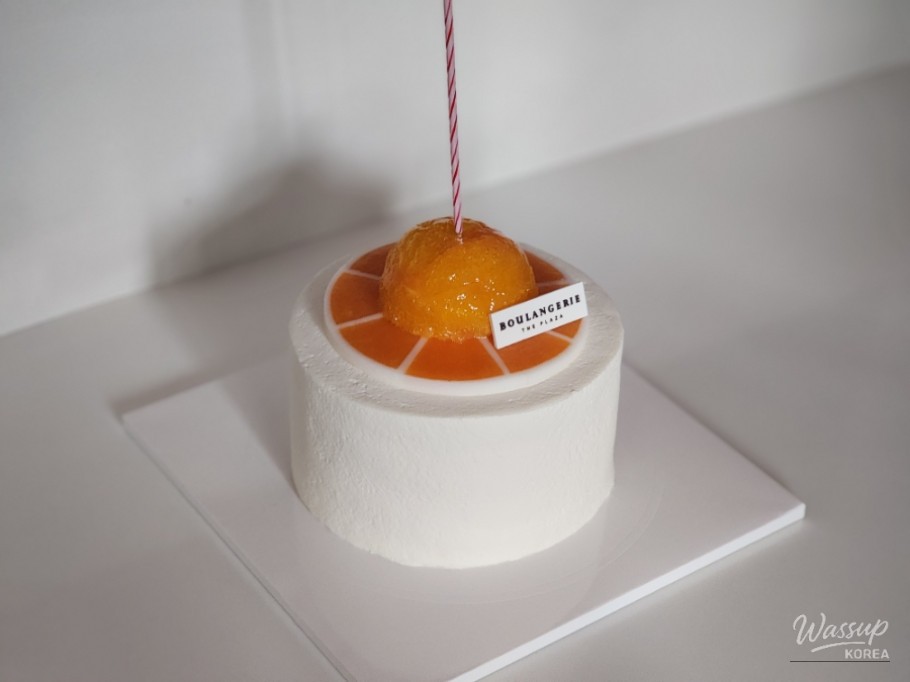 The grand and modern architectural interior of the Amorepacific Headquarters