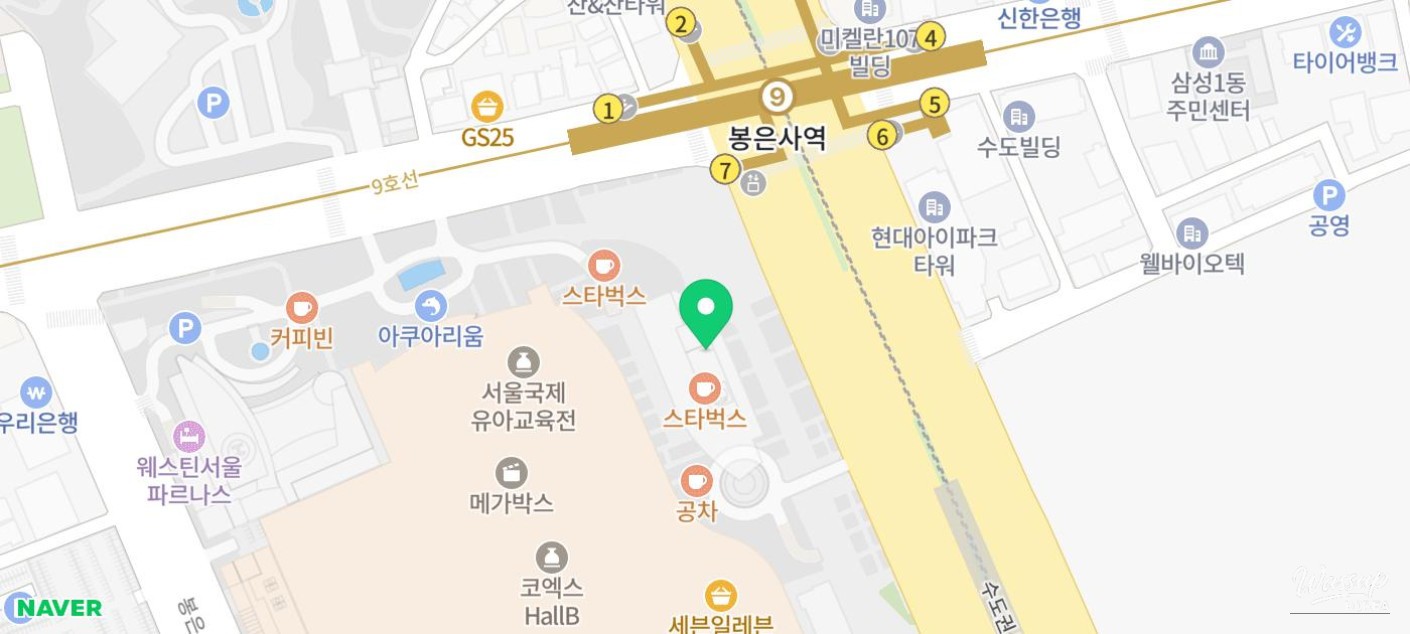 Crowded Asem Tower parking area on a weekday afternoon