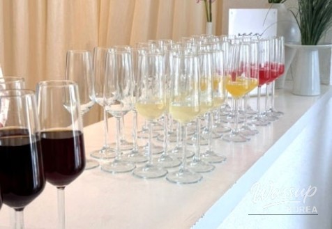 Spectacular scene of the emotional surprise video being played on the hall's main screen