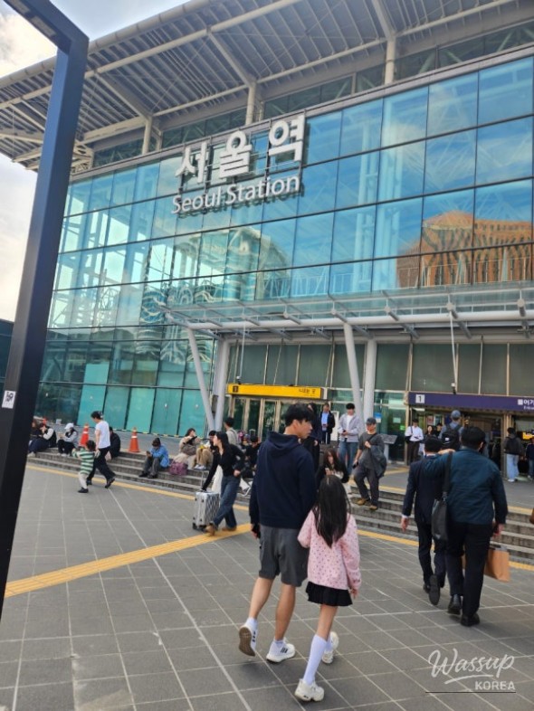 The splendid and towering Ten-Story Stone Pagoda of Gyeongcheonsa Temple in the main hall