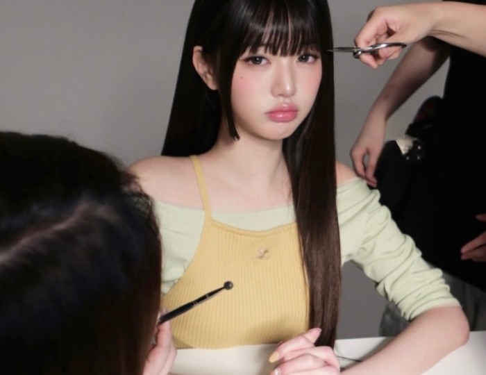 IVE's Jang Wonyoung Shines in Black and White Photos float