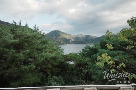 The historic walls of Wibong Fortress, a famous BTS filming location