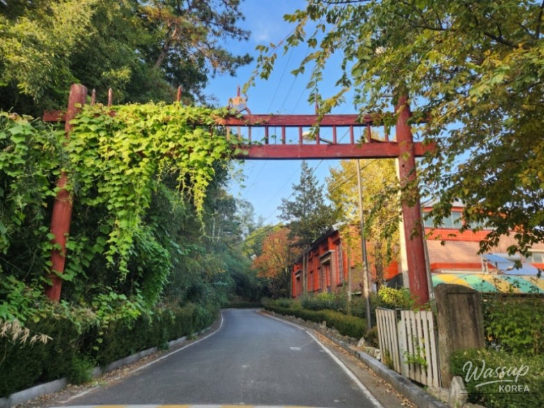 The traditional Myeongnyundang building where scholars once studied Confucian classics