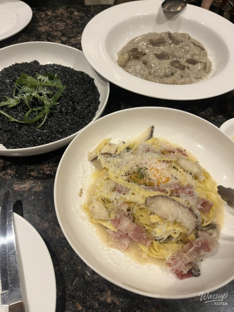 Intricate holiday table settings and festive dinnerware