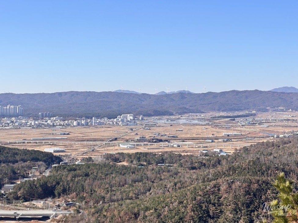 Open paragliding field overlooking the East Sea in Pohang