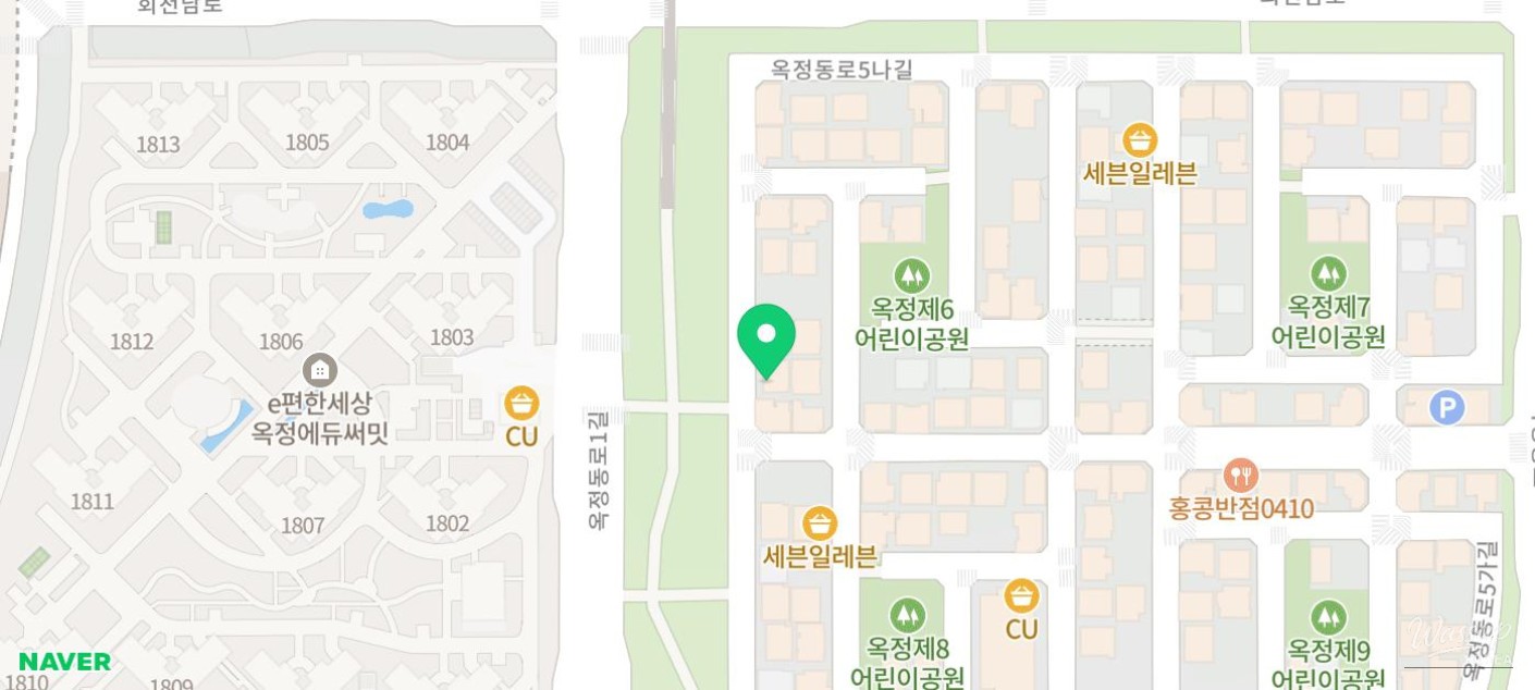 Cozy interior of GuChef restaurant with wooden decor in Okjeong-dong