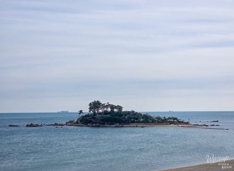 Coastal scenery highlighting the spacious feel of Jinha Beach