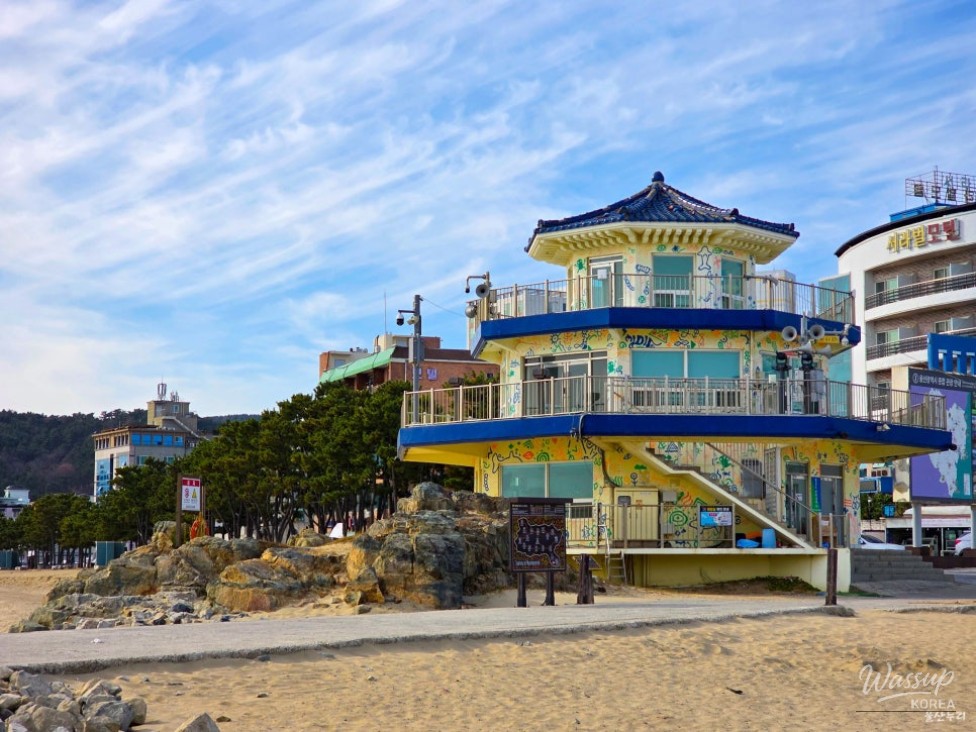 Myeongseon-do Island gently floating on the calm winter sea