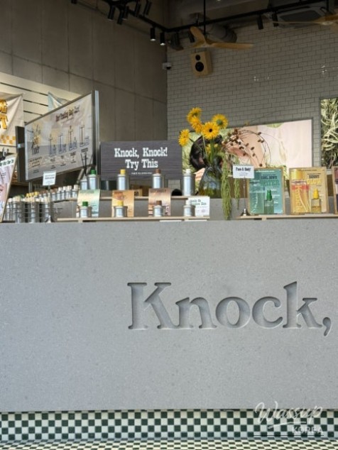Accessories and lifestyle goods neatly displayed at Knock Archive Seongsu