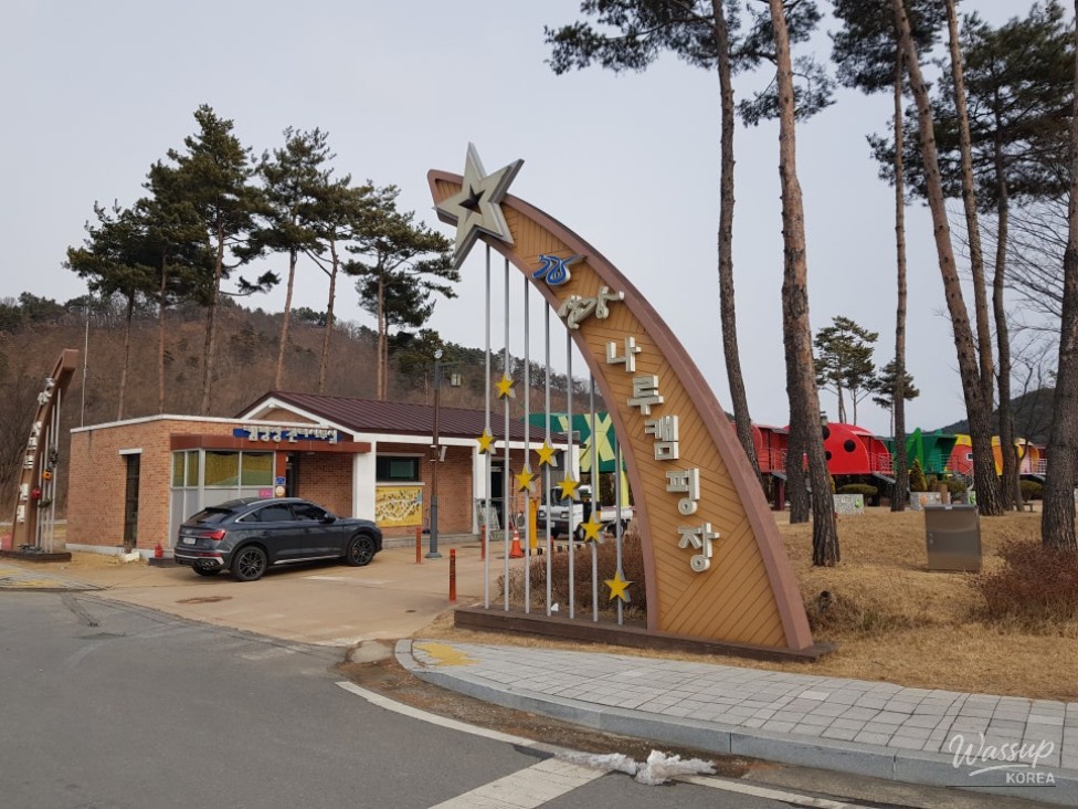 Spacious and well-organized camping sites at Yecheon Samgangnaru Campground