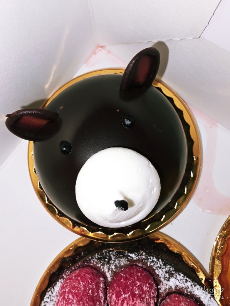 Raspberry and chocolate desserts from OPS Bakery