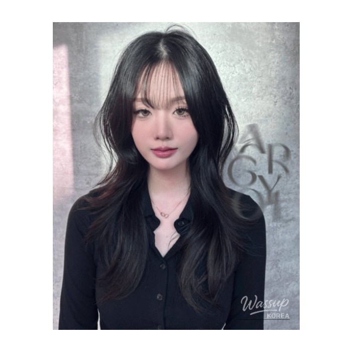 Exterior and interior atmosphere of Argyle Hair Salon near Hongdae Station