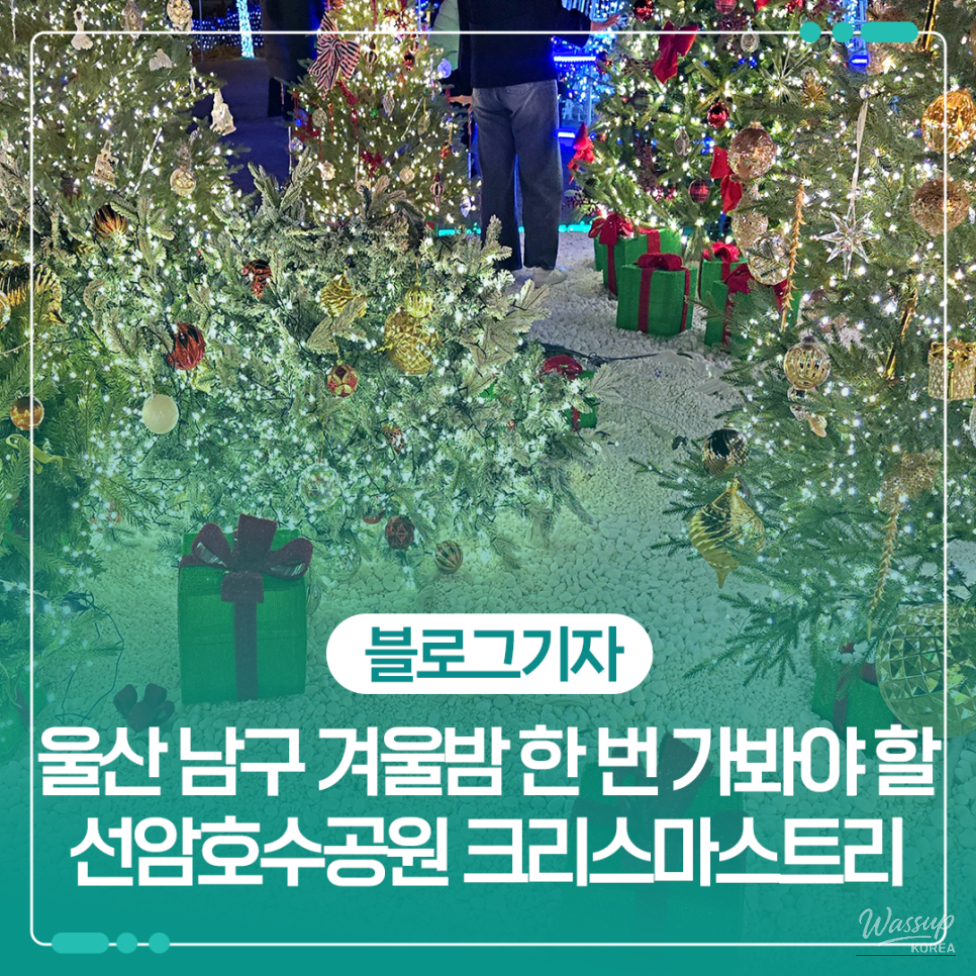 Ulsan Nam-gu Seonam Lake Park: A Christmas Tree Night View Spot_01