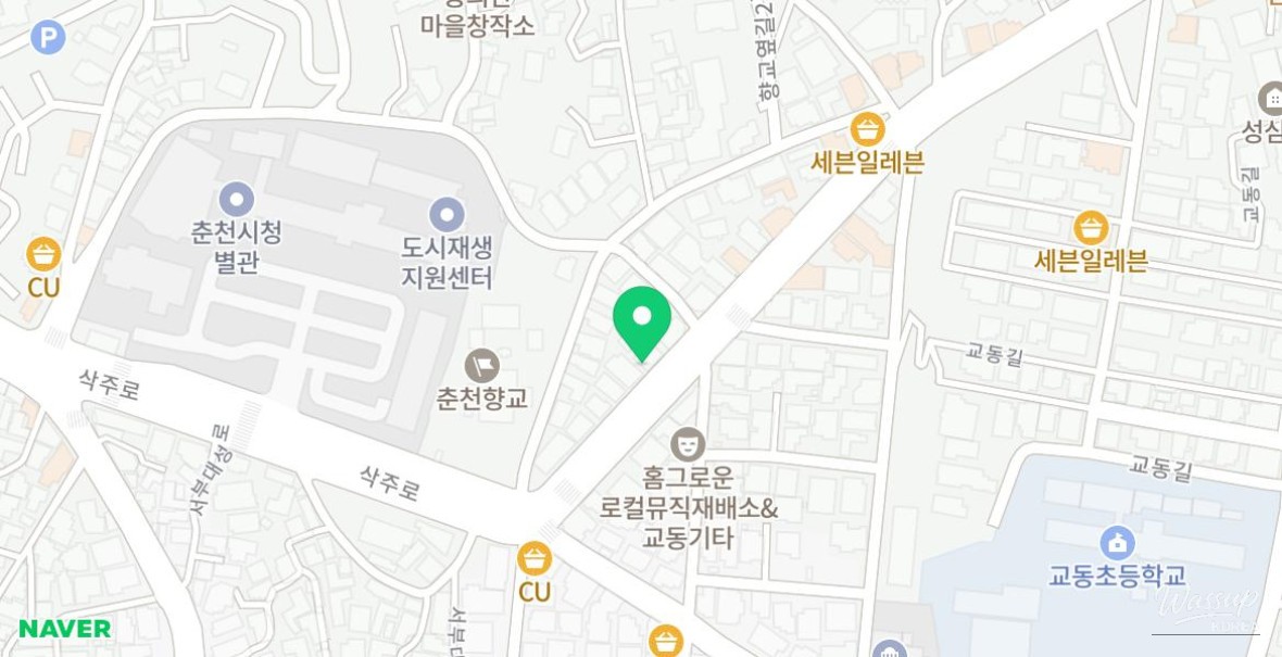 View of Namsan Seoul Tower and sky while walking through Samcheong-dong