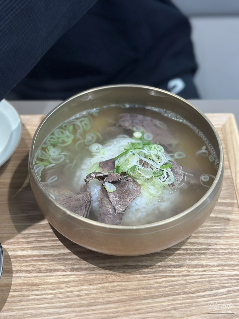 Casual home dining setup featuring Pyongyang cold noodles