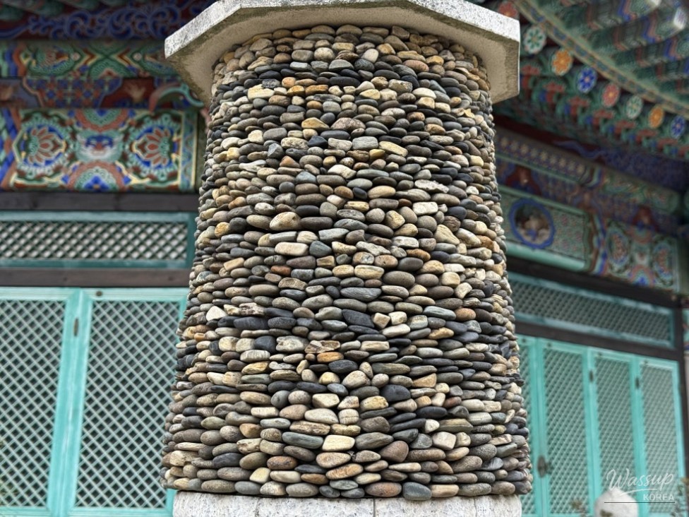 Traditional Buddhist structure inside Heungcheonsa Temple