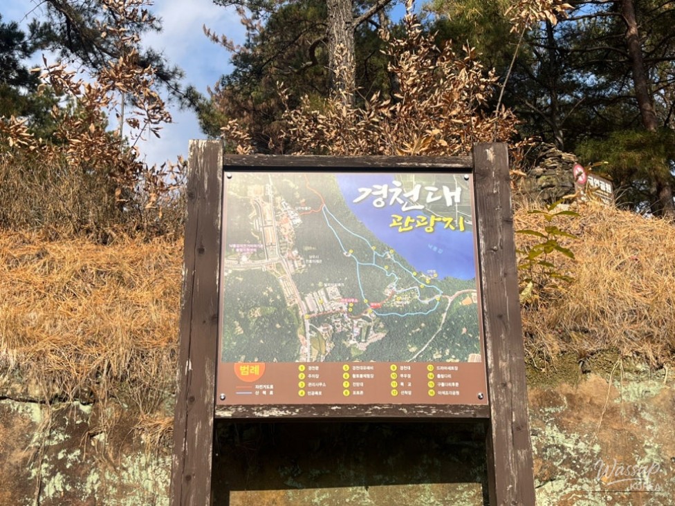 The Nakdong River winding through the valley seen from Gyeongcheondae viewing platform