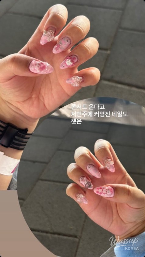 Comparing two different nail sets side by side