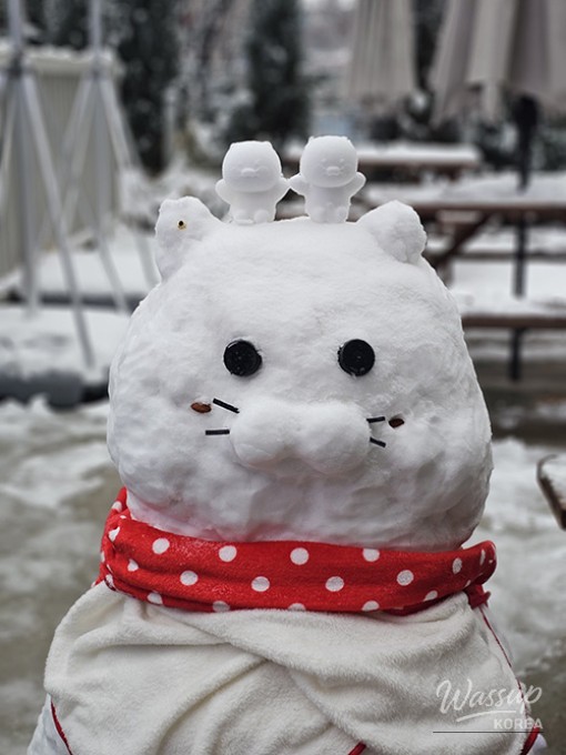 A delicious serving of chewy dango with sweet soy glaze at a specialty cafe