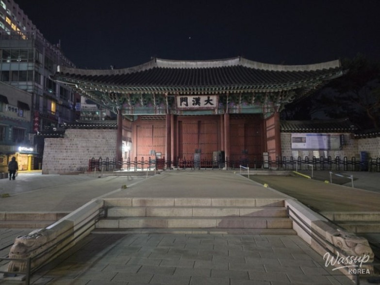Peaceful walkway lined with winter trees