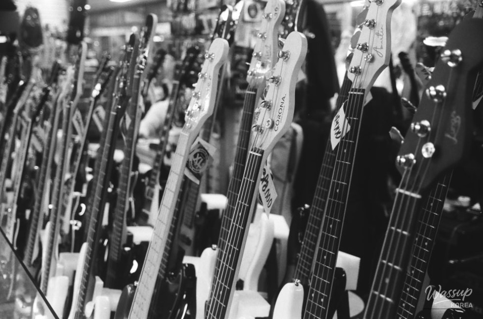 A quiet corner of a workshop inside Ssamzigil