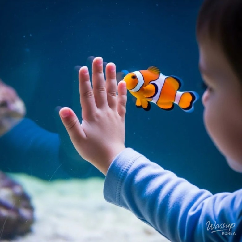 The modern and grand architecture of the National Museum of Korea