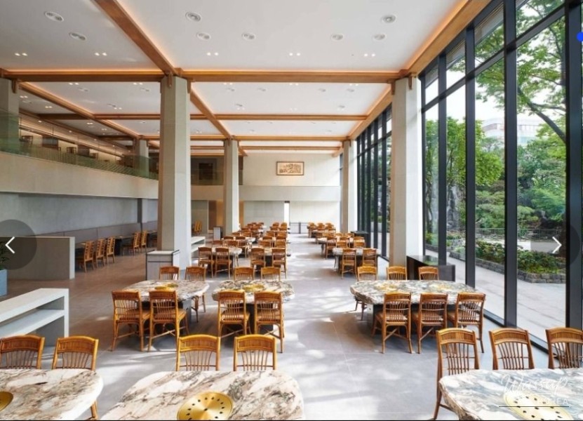 Private dining room interior at Samwon Garden