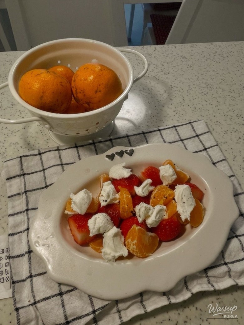 Dining table area illuminated by renewed IKEA Nymane light
