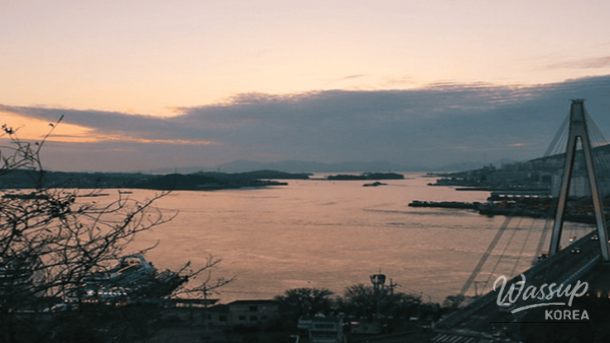 Night sea view in Yeosu creating a romantic solo travel atmosphere