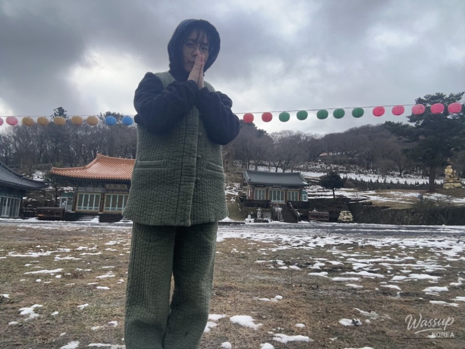 Silent temple grounds at Gwaneumsa creating a space for solitude and calm reflection