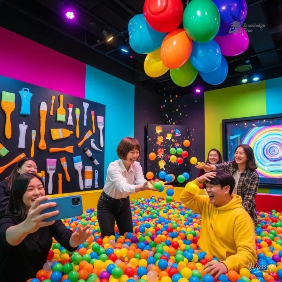 Interactive themed space in Seoul designed for immersive experiences