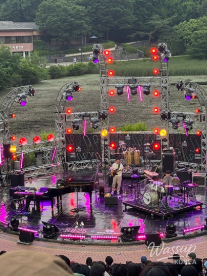 Emotional live music moment with the audience fully immersed in the performance