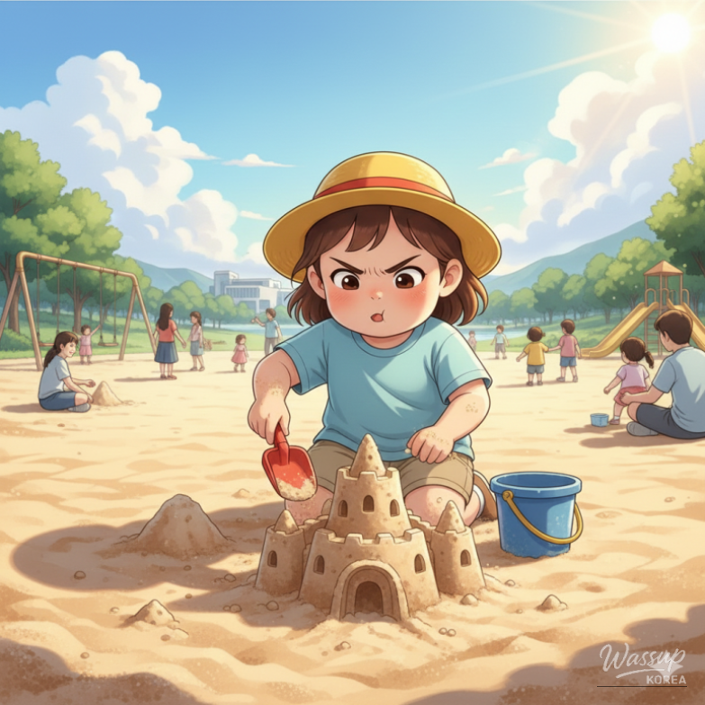 Family enjoying open parks and clean city environment in Sejong City