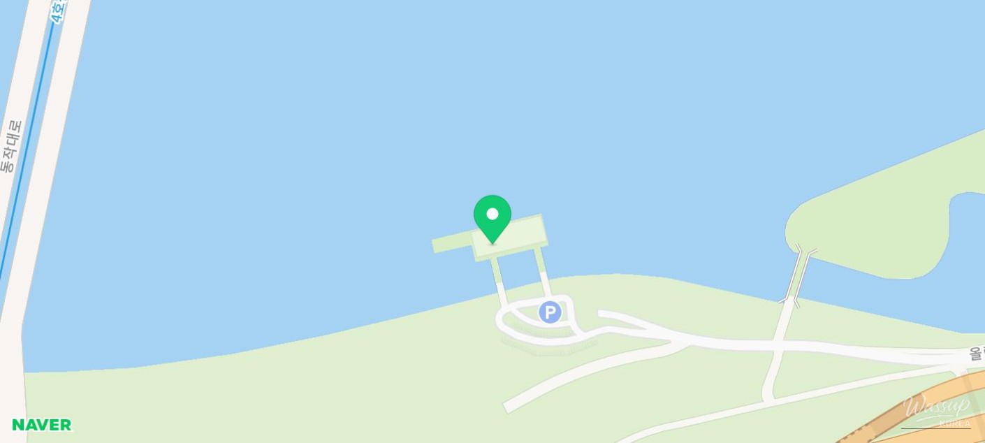 Nighttime Han River view from the window seats at NOCT